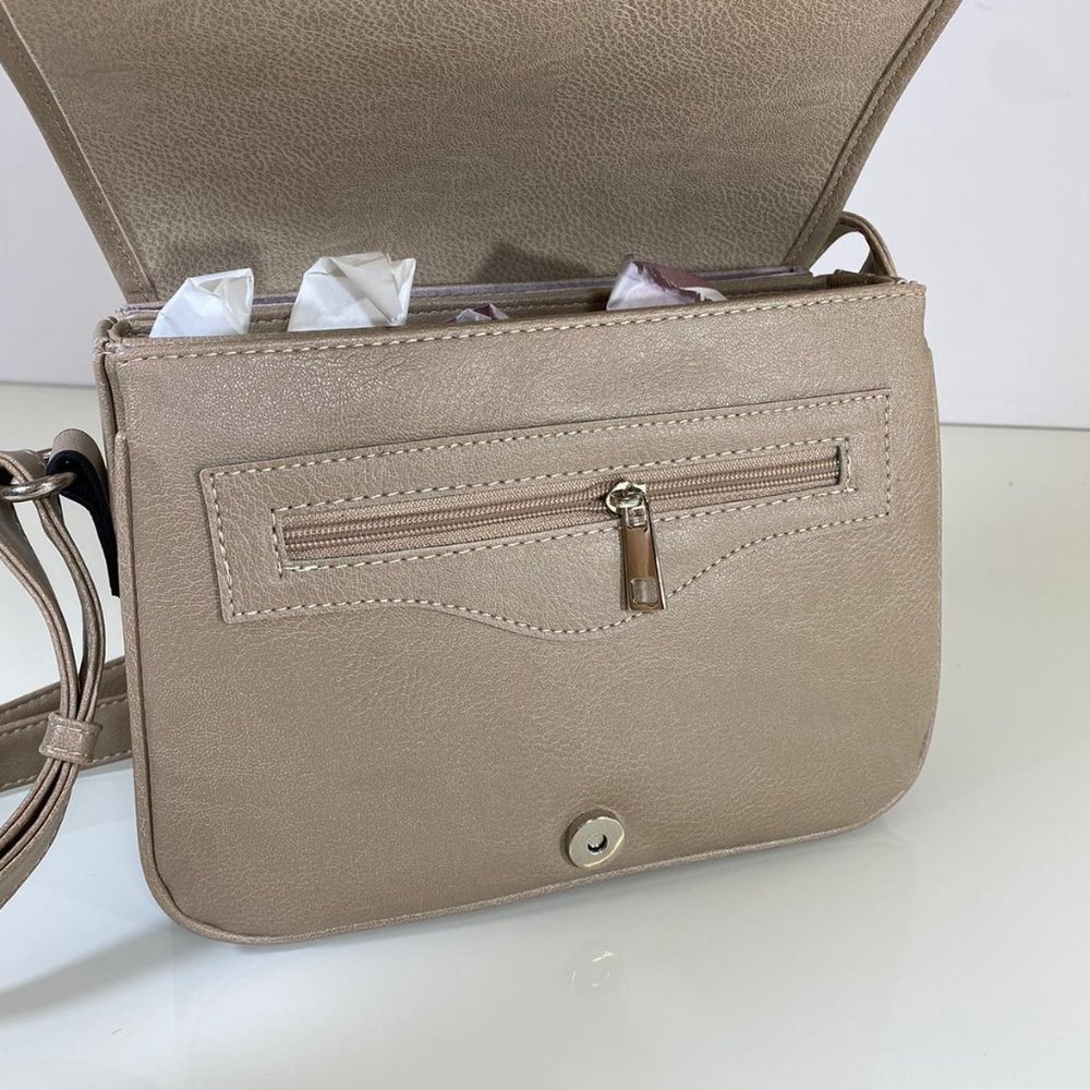 Profashion Women’s Shoulder Bag, Cream, purse - Picture 2 of 2